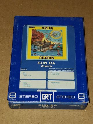 Mega Rare Sun Ra " Atlantis " 8 Track Tape W 