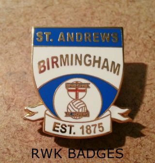 Birmingham City - Rare St.  Andrews Supporters Enamel Badge