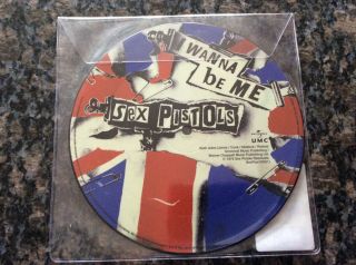 Rare Punk 7” Vinyl - Sex Pistols Anarchy In The UK Picture Disc Unplayed. 2