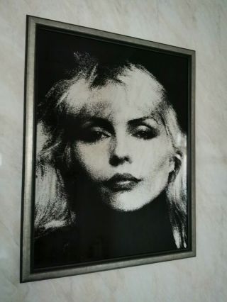 Blondie Debbie Harry Rare Vintage Mirror Memorabillia.  Quite Large.