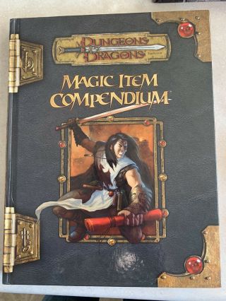 Dungeon & Dragons D20 - Magic Item Compendium 3.  5 Ultra Rare Wotc Mtg Ddcards