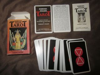 Rare Barbara Walker Tarot Deck Of Cards - 1986 - Ag Muller