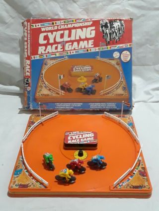 Rare Vintage Illco World Champion Cycling Race Game.  Magnetic Battery Operated