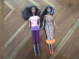 2 - Vintage 1990s Barbie African American Dolls