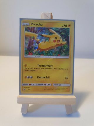 Pokemon Trading Card Pikachu Holo Rare 5/12 Mcdonald 