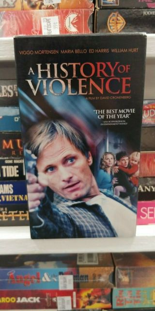 A History Of Violence Vhs Viggo Mortensen Line Cinema Last Vhs Produced Rare
