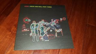 Ozma Rock And Roll Part Three Vinyl Lp Record Red Inside Neon Yellow Rare Oop