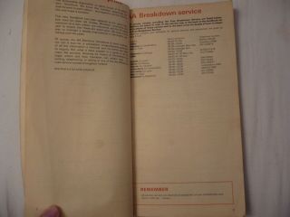 AA members ' Handbook 1974/5 - Paperback 3