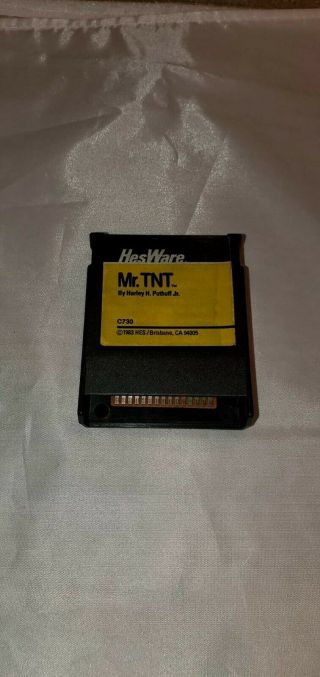 Atari Hesware Mr.  Tnt Cartridge 400 600 800 1200 Xl Rare