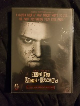 August Underground Dvd Oop Rare Toe Tag Pictures Massacre Video Like