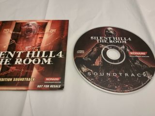 Silent Hill 4 The Room 2004 Soundtrack Ultra Rare Promo Pre - Order Bonus Konami