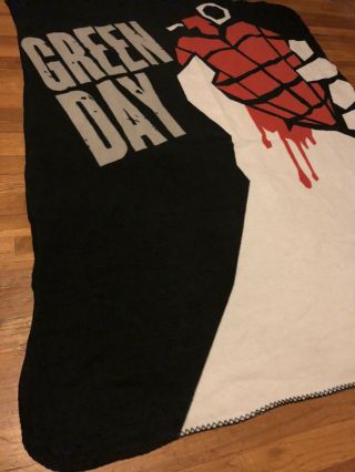 Green Day American Idiot Fleece Blanket Neca Cinder Block RARE Blink 182 Mxpx 2