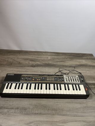 Casio Mt - 100 Casiotone Keyboard Synthesizer Graphic Equalizer Japan Rare