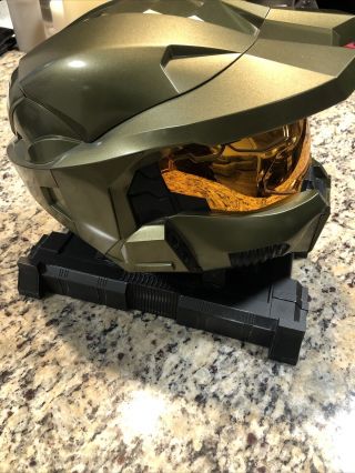 Halo 3 Legendary Edition Master Chief Helmet And Stand (No Game) Rare 2