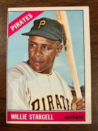 1966 Topps Willie Stargell Pittsburgh Pirates 255 Baseball Card | Hall Of Fame