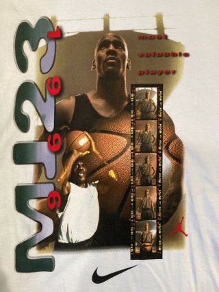 Vintage Nike 1996 Michael Jordan Mvp Shirt Men 
