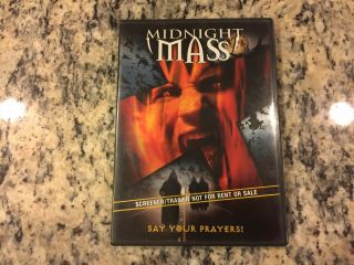 Midnight Mass Rare Full Length Promotional Screener Dvd 2002 Vampire Horror Gore