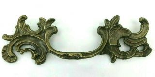 Vintage French Provincial Style Brass Drawer Pull Handle