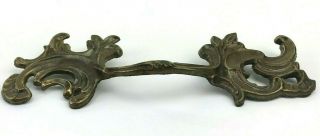 Vintage French Provincial Style Brass Drawer Pull Handle 3