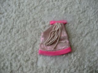 Vintage 1970s Topper Dawn Doll Pink Pussycat 615 Mini Skirt Dress