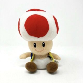 Rare 2003 Sanei Hudson Soft Mario Party 5 Toad Plush 6” Nintendo Toy Japan