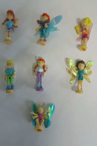 Vintage Polly Pocket These Are The Taller Ones 6 Dolls 1 Not Sure Of