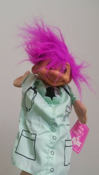 Puppet Vintage Russ Troll Hand Puppet With Tag,  Doctor Dr.