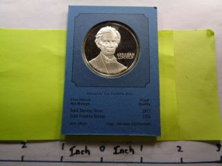 Abraham Lincoln Memorial 50th Anniversary President Silver Coin Rare P - 4