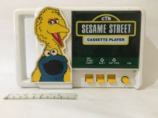 Ctw Sesame Street Cassette Player Vintage 1981 Tiger Electronic Rare