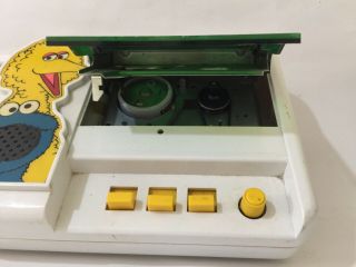 CTW Sesame Street Cassette Player Vintage 1981 Tiger Electronic Rare 3