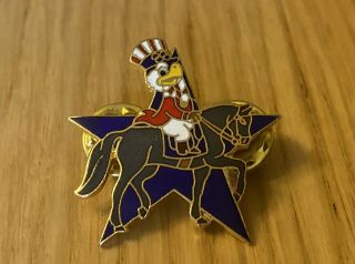 Very Rare La 1984 Olympics Pin Badge Sam Eagle Mascot Equestrian Los Angeles