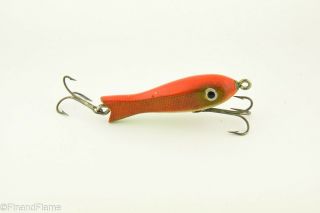 Vintage Shakespeare Midget Sea Witch Minnow Antique Fishing Lure Gold Fish Dm8