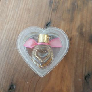 Rare Vintage Nina Ricci Coeur Joie Miniature Perfume Bottle Lalique In Heart Box