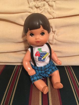 Vintage Mattel Kelly Tommy Barbie Toddler School Boy Doll