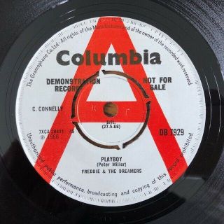 Freddie & The Dreamers - Rare Uk A - Label Demo 45 " Playboy " 1966 Ex,