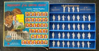 Vintage Rare 1953 Marx Presidents Of The United States Miniature Molded Figures