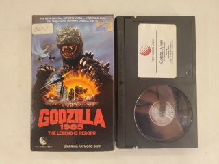 Godzilla 1985 Betamax Beta Tape Rare Vintage