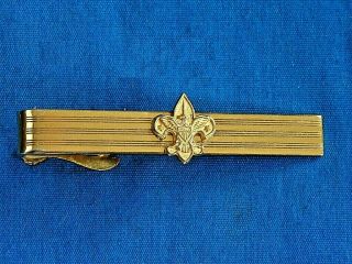Vintage Boy Scouts Of America Tie Bar Clasp With Logo