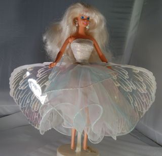 1996 Vintage Mattel Angel Princess Barbie Holiday Christmas,  No Box