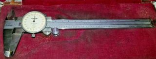 Mitutoyo Dial Caliper No.  505 - 623 Stainless Hardened vintage japan.  001 