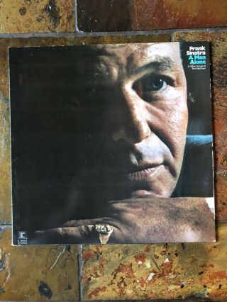 Frank Sinatra - A Man Alone - Words & Music By Rod Mckuen Nm Rare Uk