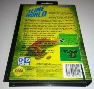 Todd ' s Adventures in Slime World - Sega Genesis,  1991 - Rare 3
