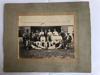 Antique Photograph Cricket Team