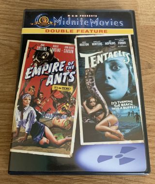 Mgm Midnite Movies Double Feature Empire Of The Ants/tentacles Dvd 2005 Rare