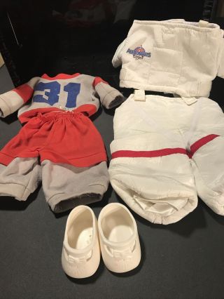 Vintage Cabbage Patch Kid Cpk Young Astronauts Outfit Jogging Suit Shoes