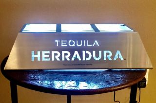 Herradura Tequila Led 3 Bottle Glorifier Lighted Display (rare)