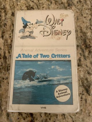 Rare Out Of Print Walt Disney Vhs A Tale Of Two Critters Animal Adventure Series