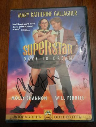 Molly Shannon Superstar Signed Autograph Dvd Cover Mary Katherine Gallagher Rare