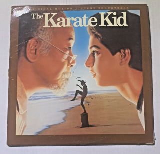 The Karate Kid Motion Picture Soundtrack Lp 1984 Rare Vintage Vinyl
