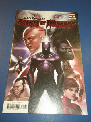 Black Panther Agents Of Wakanda 1 Rare Variant Nm - Beauty